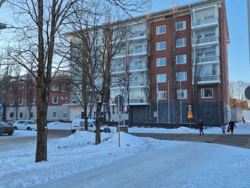 Folkh&auml;lsanhuset i Vanda fotograferat p&aring; avst&aring;nd utifr&aring;n.