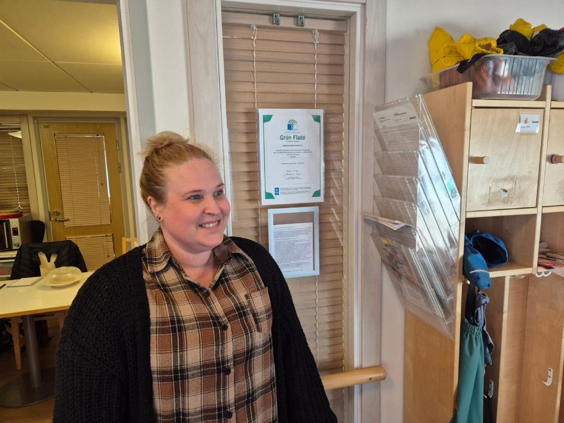 En bild av daghemmets enhetschef Hanna Granlund